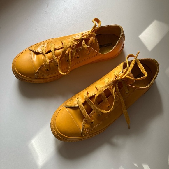 CONVERSE CHUCK TAYLOR ALL STAR RUBBER OX YELLOW/ YELLOW - Picture 3 of 7